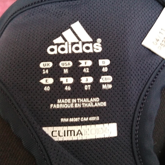 Adidias athletic navy blue  tank top - Picture 6 of 6